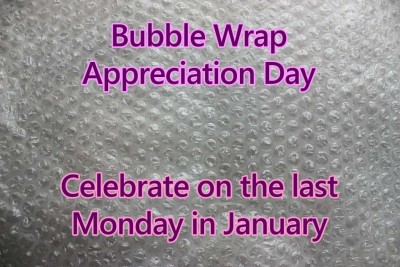 National Bubble Wrap Day (January 29th, 2024)