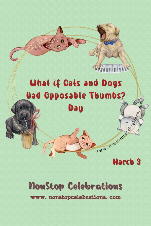 what if cats and dogs had opposable thumbs